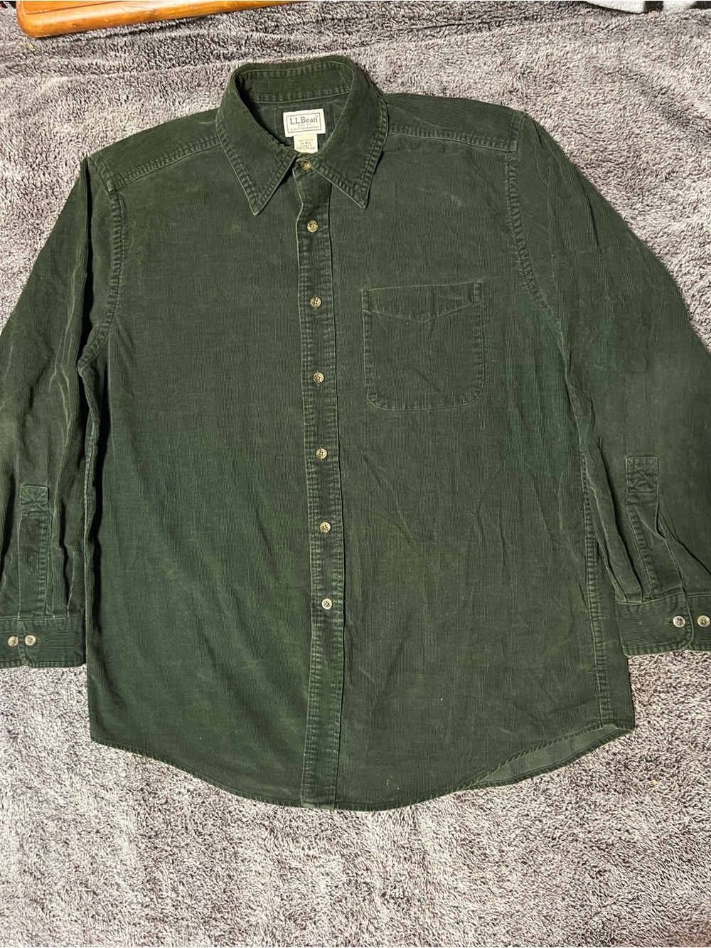 L.L. Bean corduroy button up